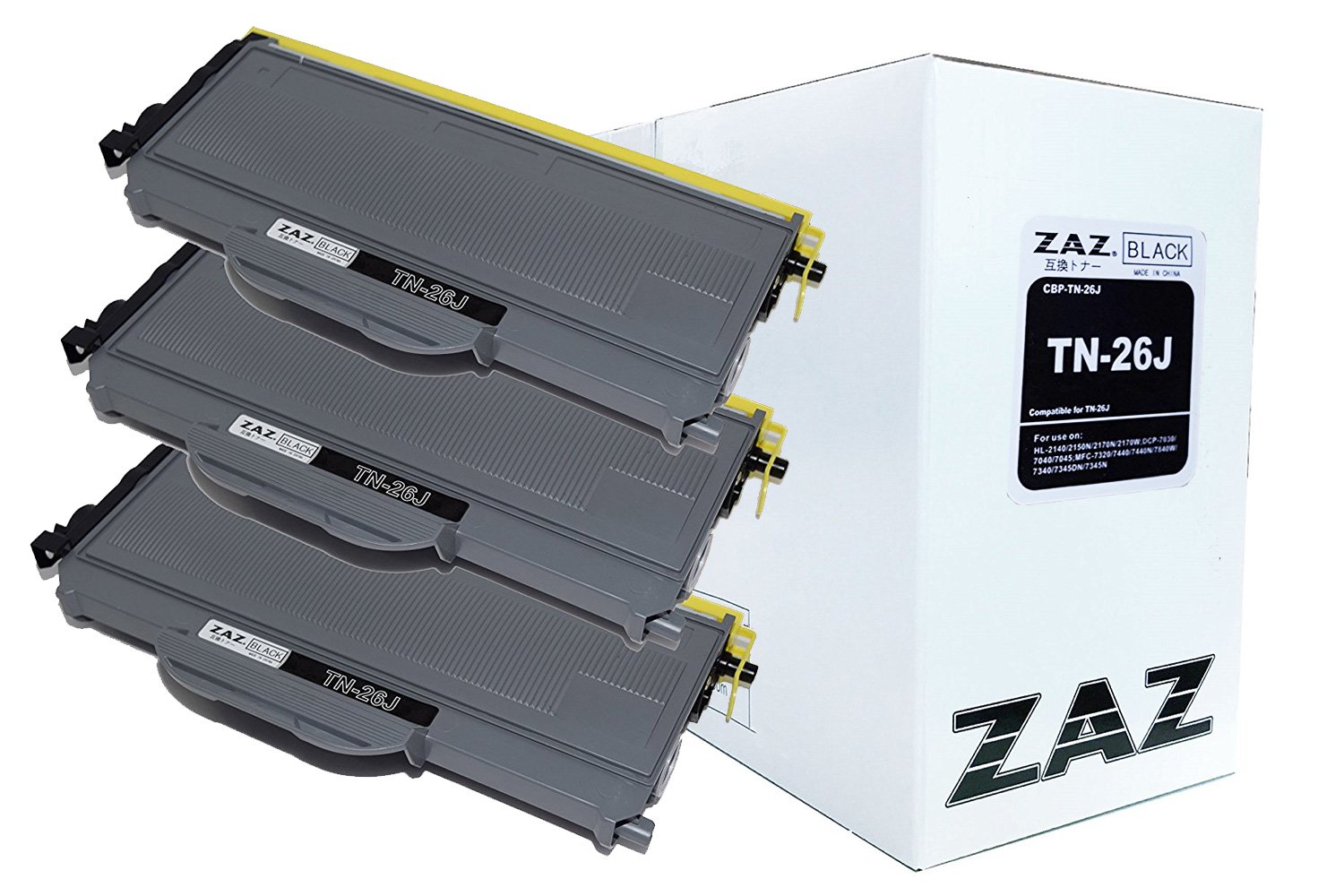 Brother トナーカートリッジ TN-26J 3個セット Amazon.co.jp: （3本セット） 〔 ZAZ 〕 TN-26J BROTHER ブラザー